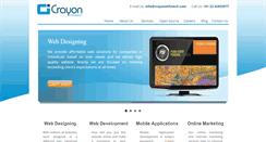Desktop Screenshot of crayoninfotech.com